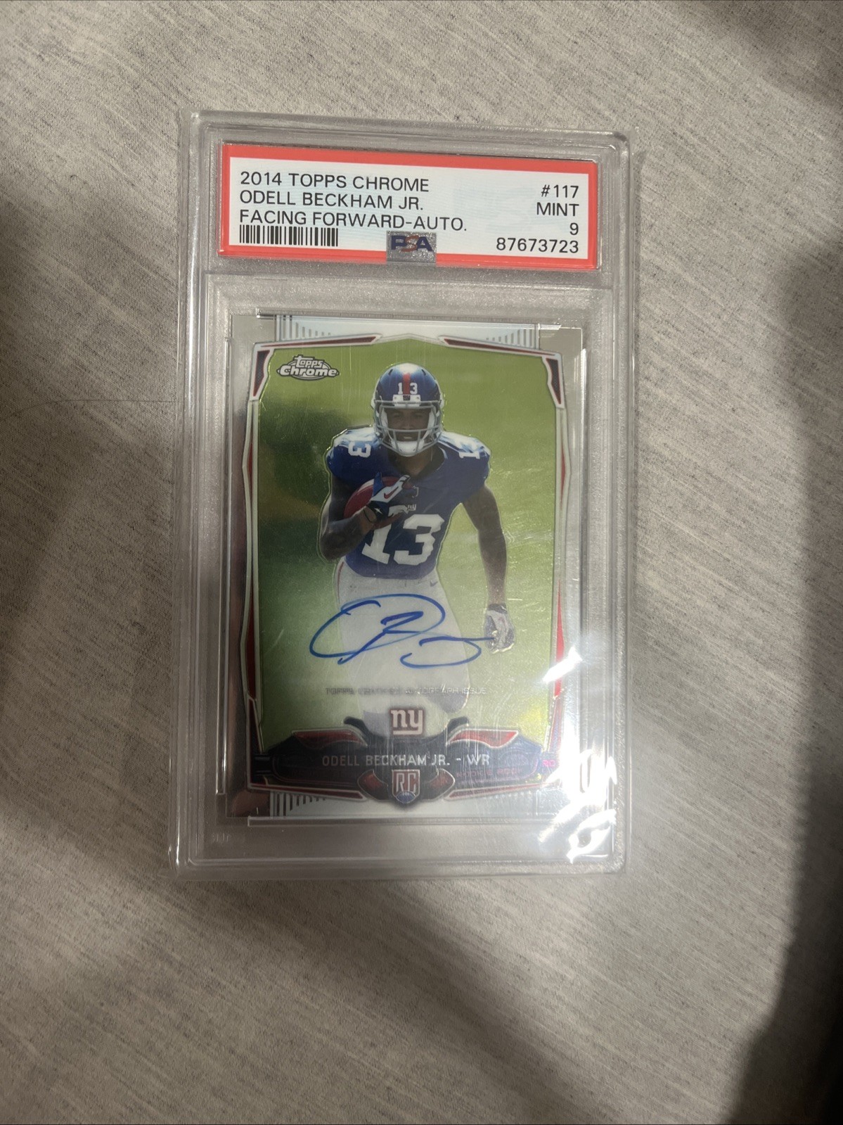 2014 Topps Chrome – Odell Beckham Jr. #117 Rookie Autographs (AU, RC)