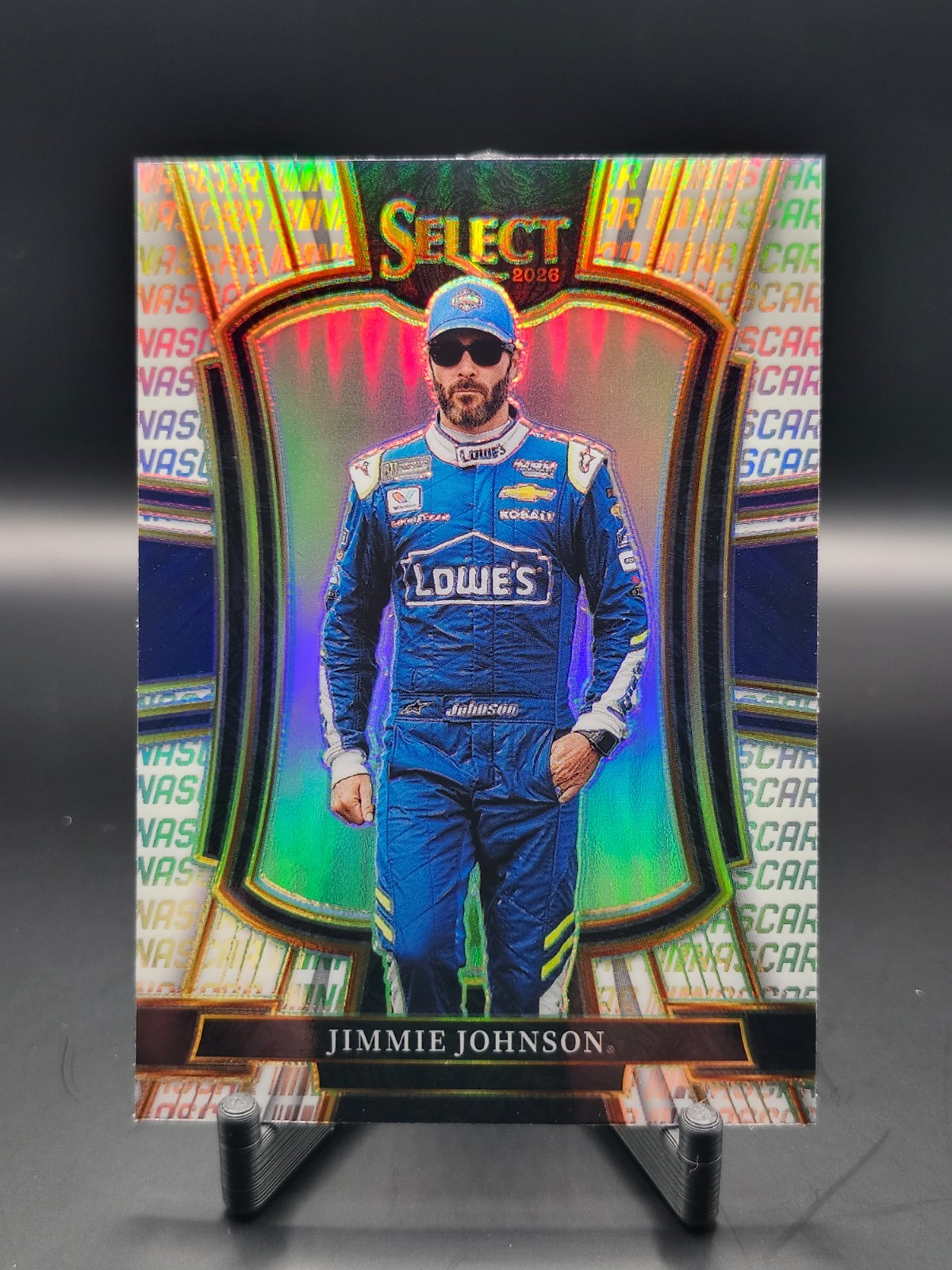 2026 Panini Select NASCAR Jimmie Johnson NASCAR Logo SP