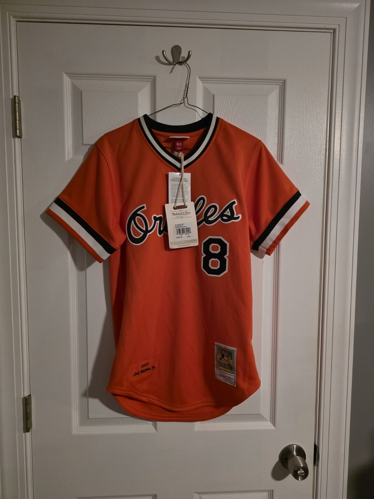 Authentic 2001 Cal Ripken Jr. Mitchell & Ness Baltimore Orioles Jersey 36 Small