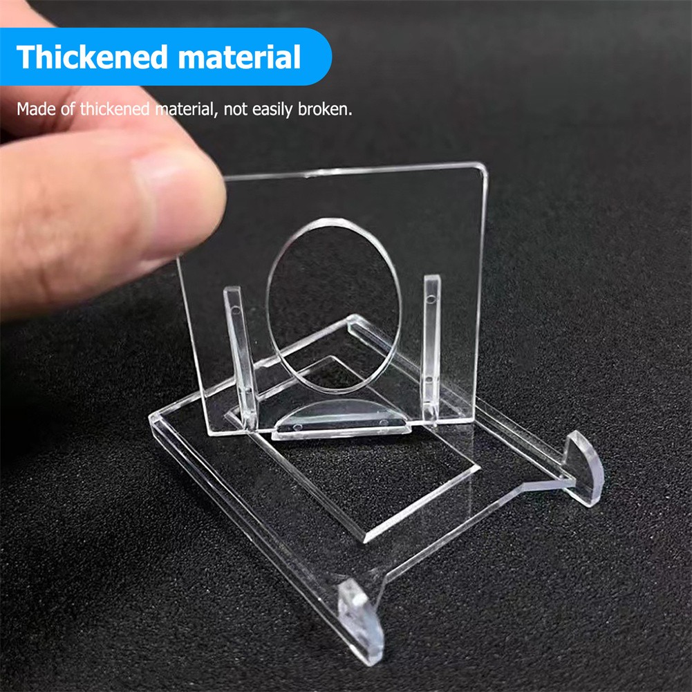 5-20x Mini Clear Adjustable Acrylic Easel Display Stand Holder For Trading Card
