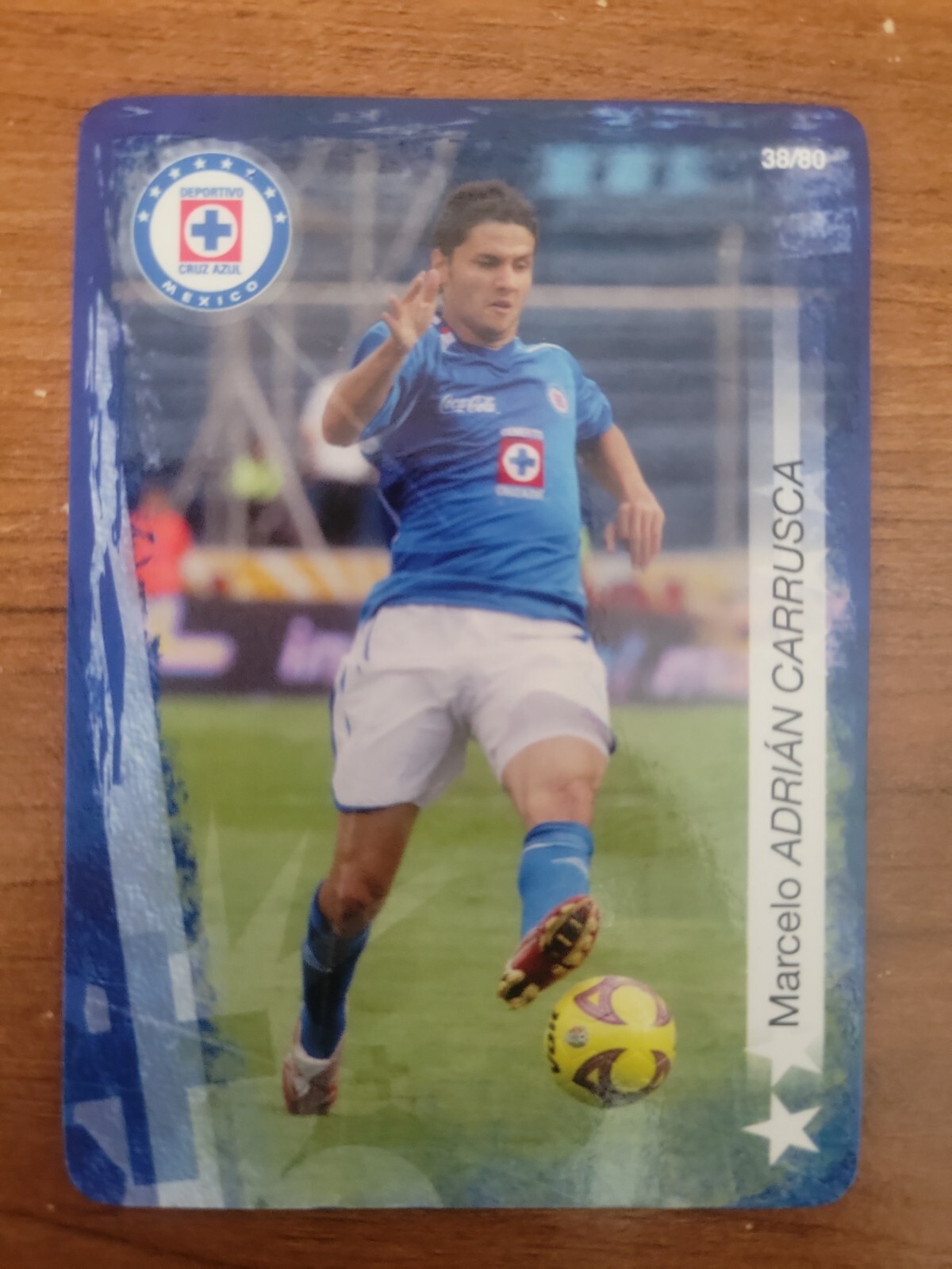 2009-10 Imagics Futbol Mexicano Marcelo Adrian Carrusca Deportivo Cruz Azul #38