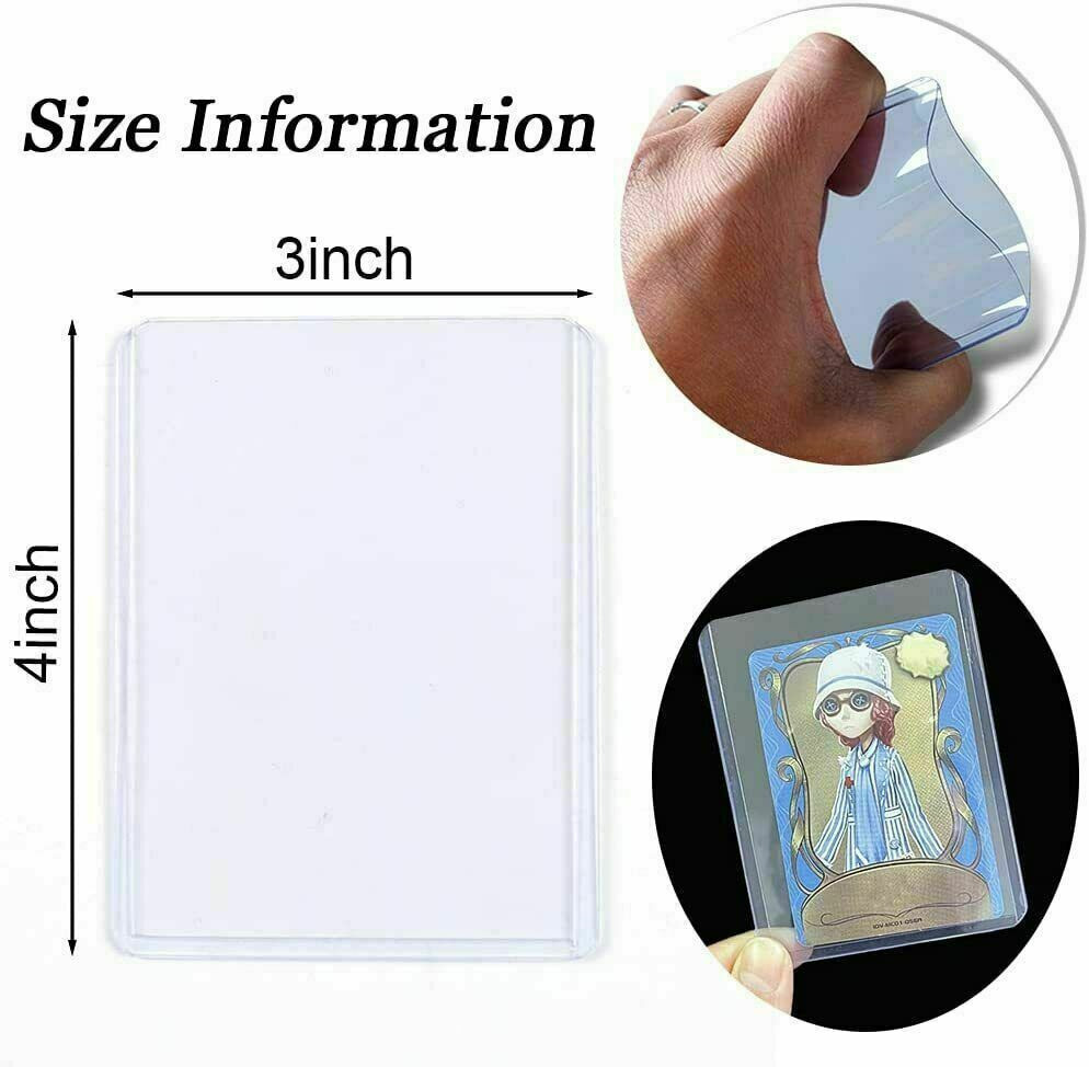 Card Sleeves Top loaders Holders Standard 3×4 25, 50, 100, 150, 200, 500 1000