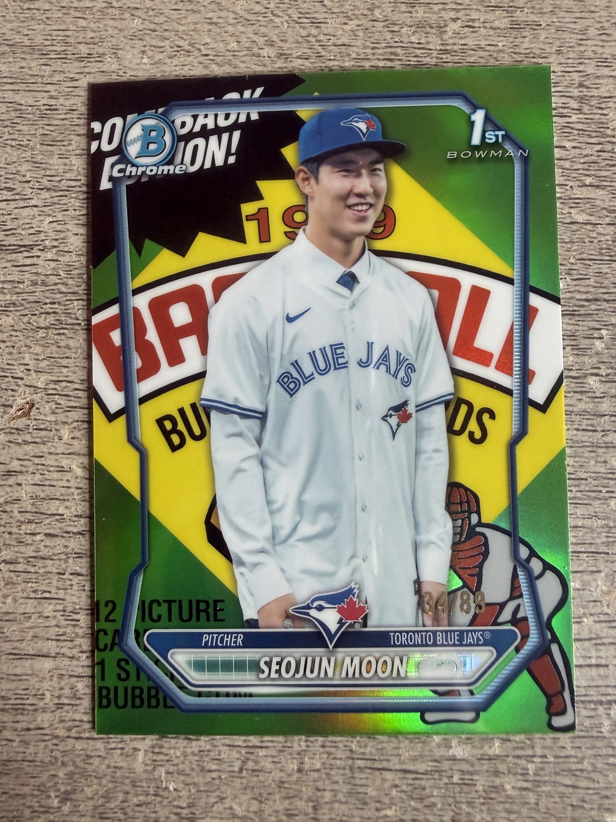 2026 Bowman #CPA-MS Seojun Moon 1st Chrome Prospect PackFractor #/89