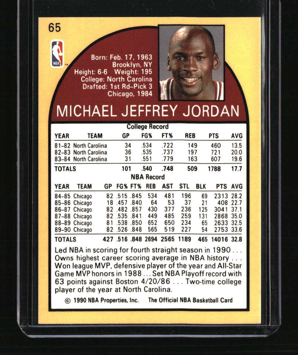 1990-91 Hoops #65 Michael Jordan