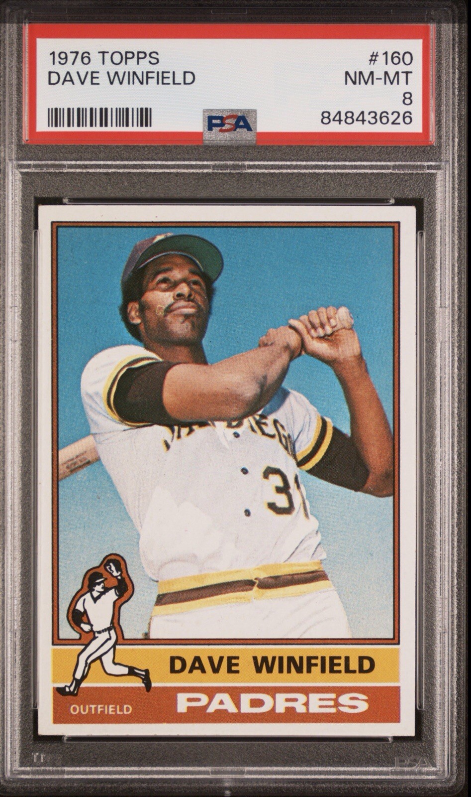 1976 Topps #160 Dave Winfield PSA 8 HOF