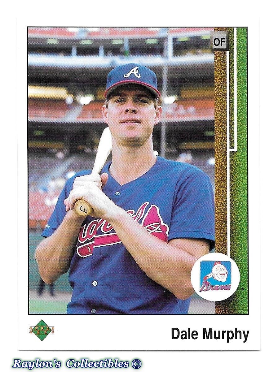 ⚾️ 1989 ~ Upper Deck #357B ~ Dale Murphy COR ~ Braves ~ NmMt=8 ~ QTY
