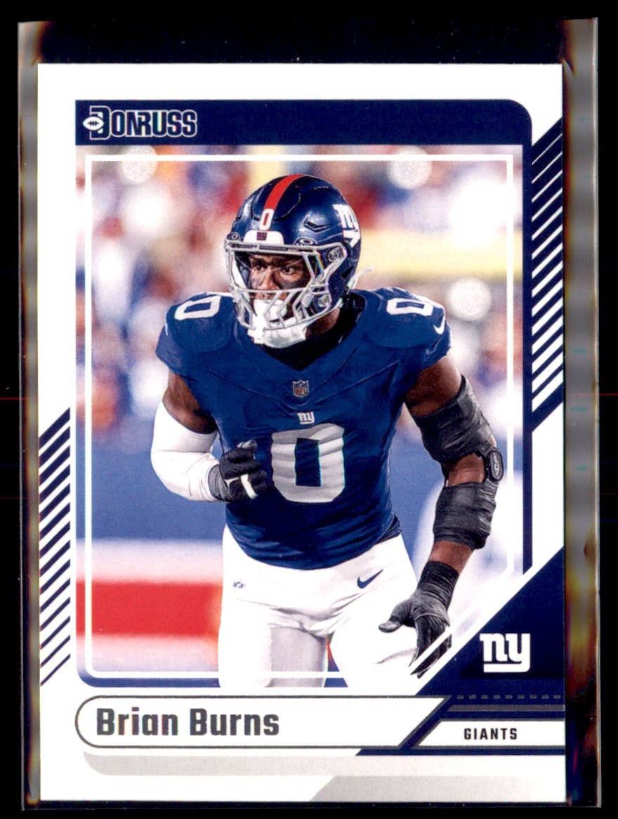 2024 Panini Donruss Brian Burns Giants 14 5 Card Lot
