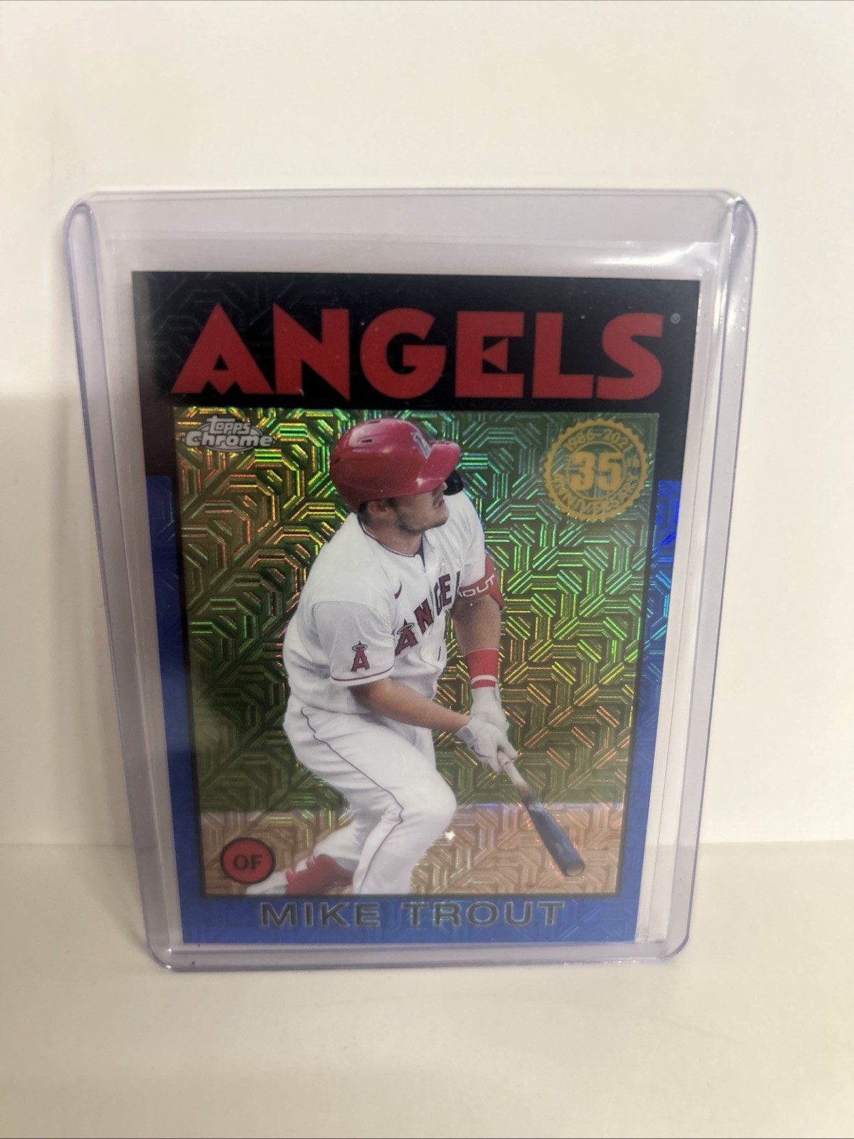 2021 Mike Trout Topps SILVER PACK #86BC-1 Blue /150
