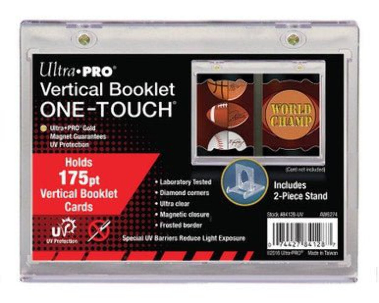 Ultra Pro: 175PT Vertical Booklet Card UV ONE-TOUCH Magnetic Holder