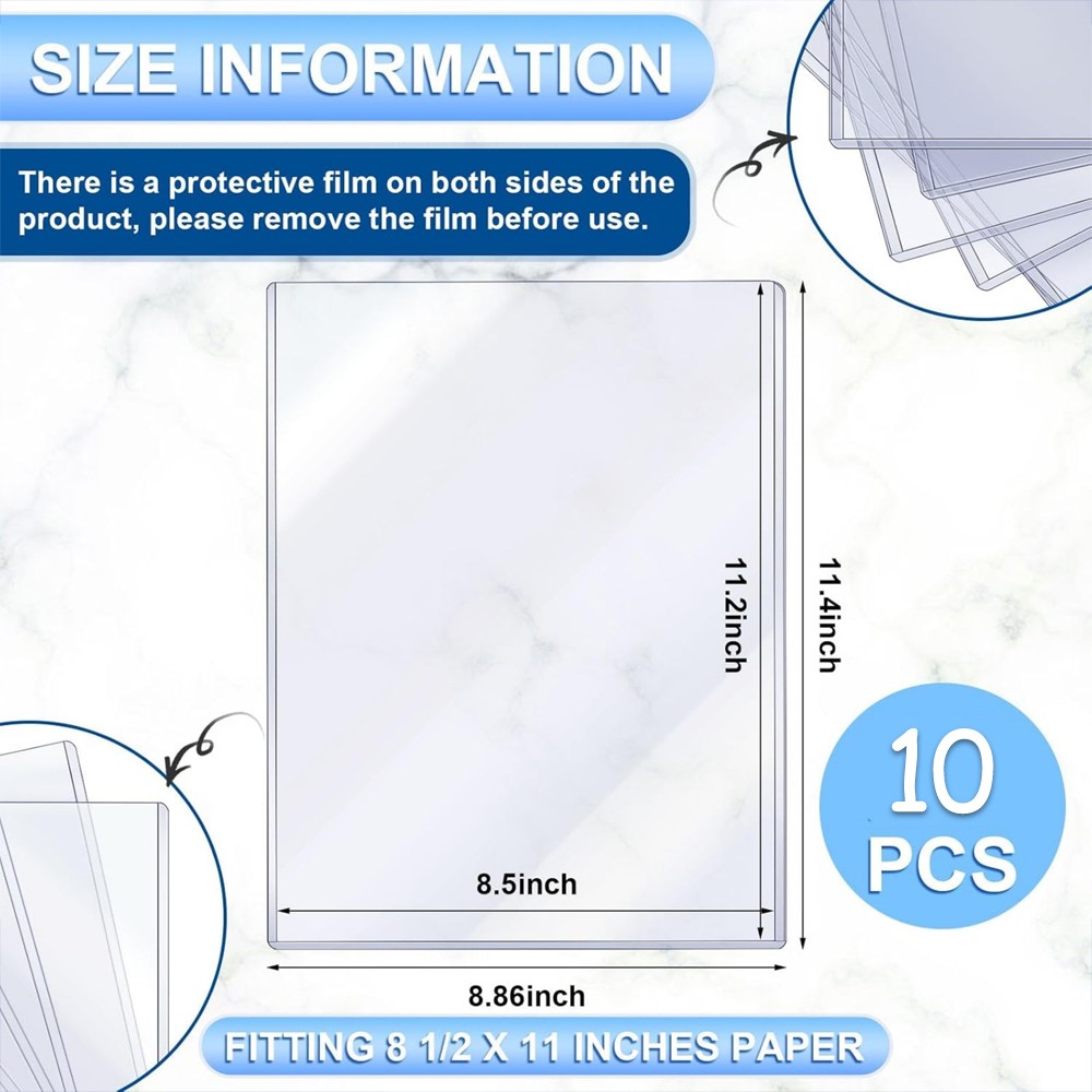 10 Pack Large Print Top Loaders Protector Hard Case Sleeve Poster Fast US Ship