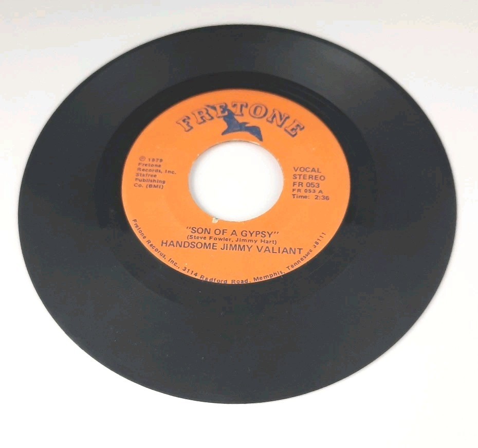 Handsome Jimmy Valiant ” Son Of A Gypsy ” 45 Record 7-inch Vinyl Record (1979)