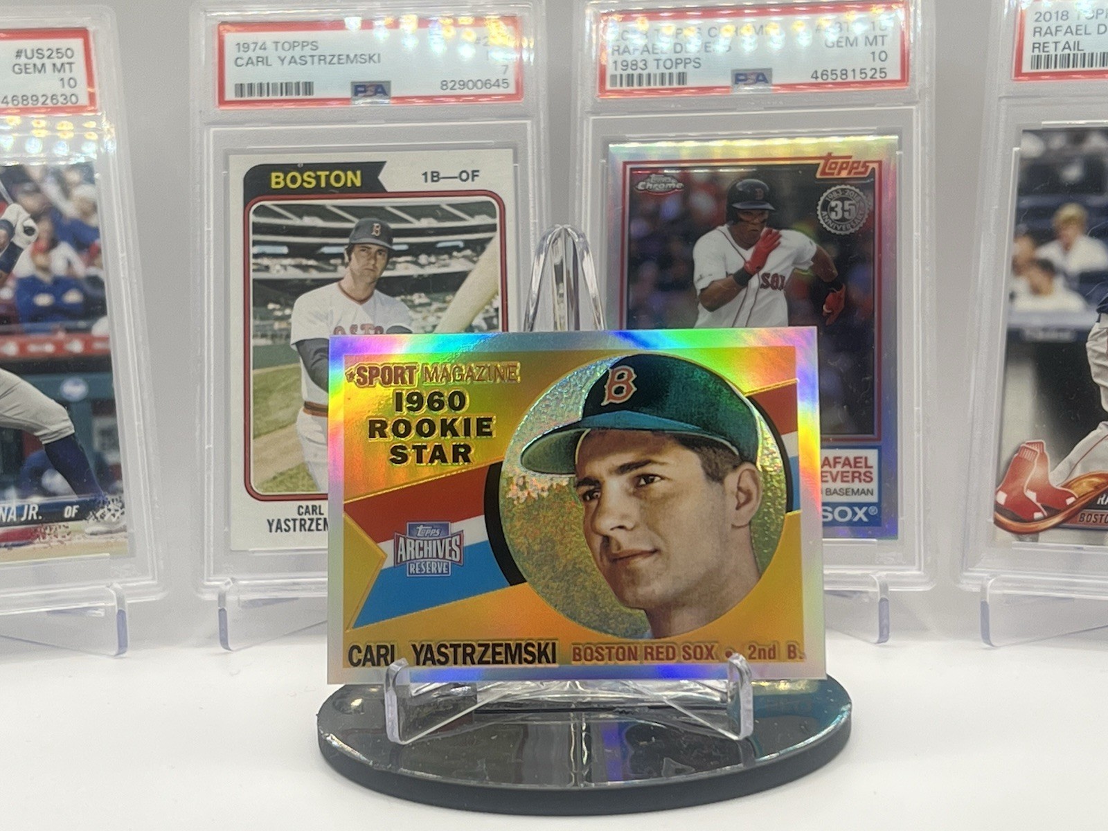 2001 Topps Archives Reserve Carl Yastrzemski #148 Refractor RC HOF