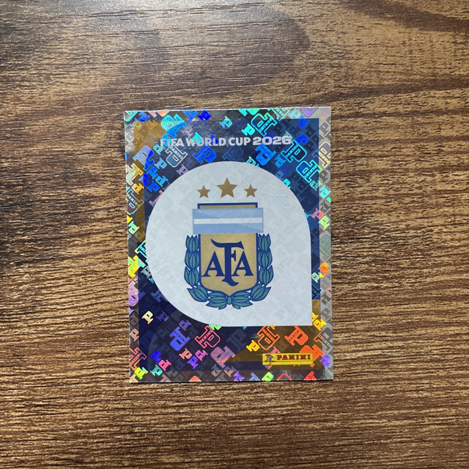Panini World Cup 2026 Argentina AFA Crest Badge Sticker ARG 1 Online Exclusive