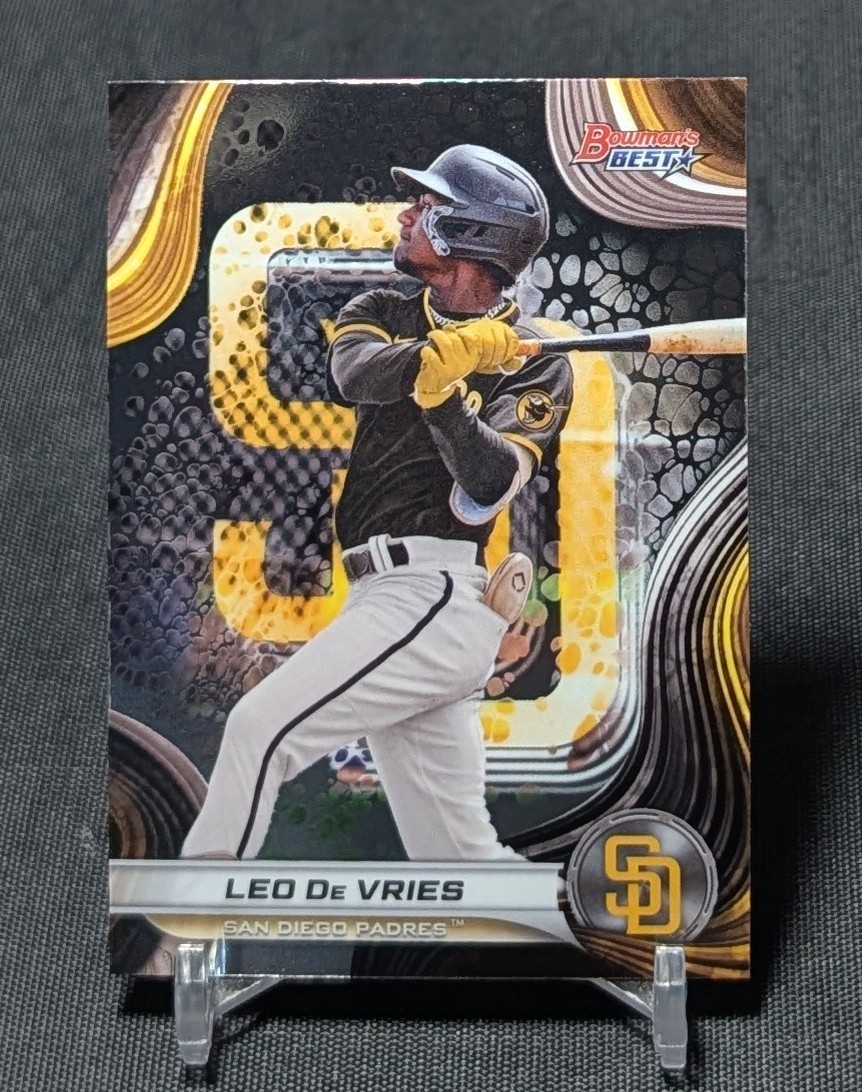 Leo De Vries Prospect Rookie RC 2024 Bowman’s Best Chrome Card #TP-18 Athletics