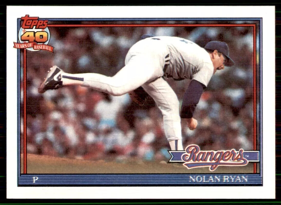 1991 TOPPS BASEBALL YOU PICK NMMT #1 – #200 FREE SHIPPING