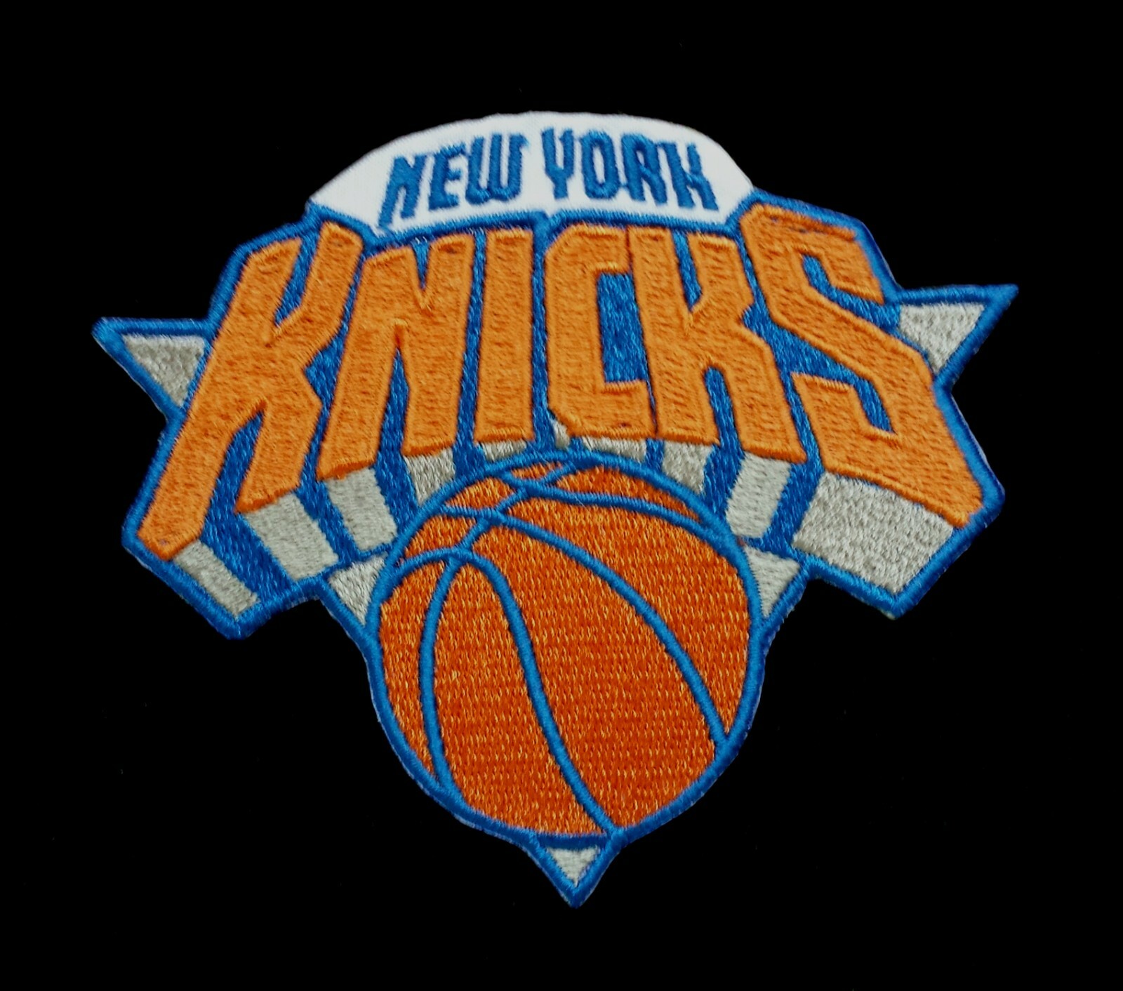 New York Nicks NBA Basketball Fully Embroidered Iron On Patch 3″ x 2.75″