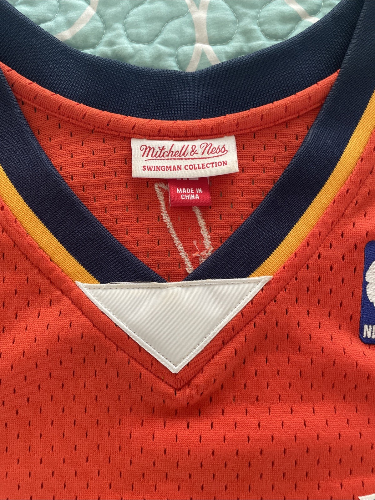 2009 Mitchell & Ness Stephen Curry ROOKIE #30 Warriors Swingman Jersey Orange