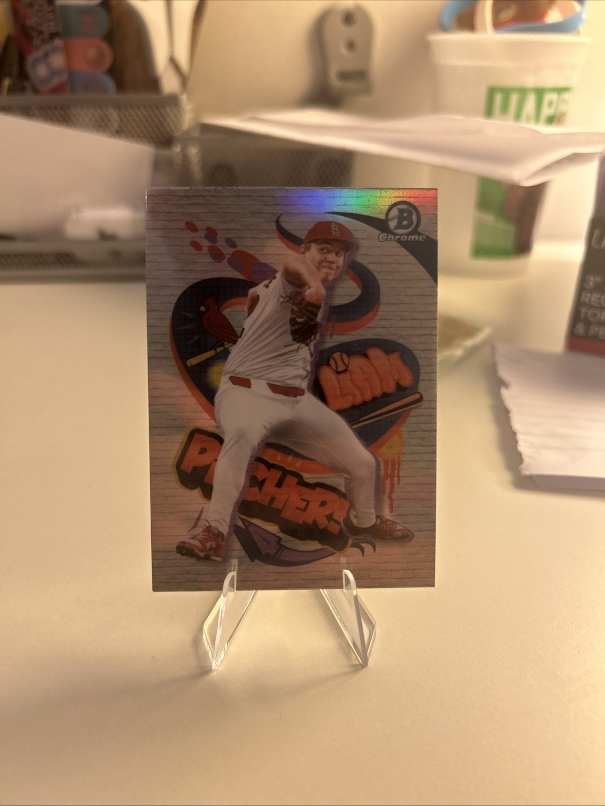 2025 Topps Bowman Chrome Final Draft Liam Doyle Cardinals SSP Case Hit QI95