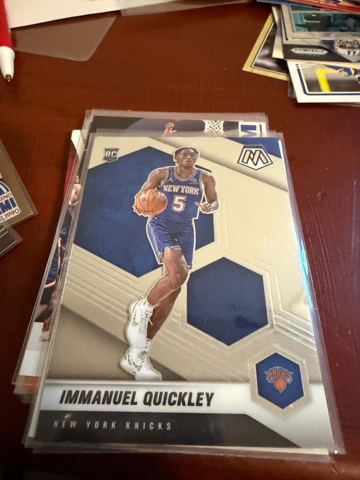 2020-21 Panini Mosaic NBA Immanuel Quickley #208 RC Raptors Knicks