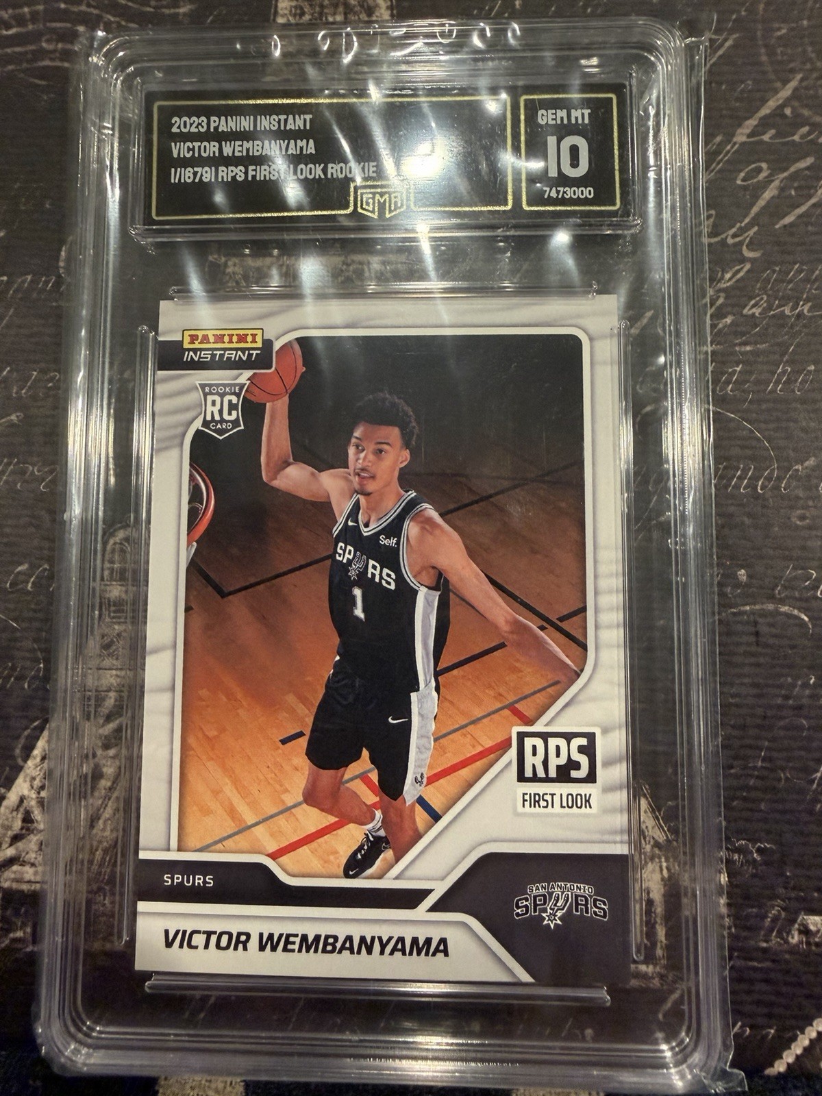 2023-24 Panini Instant – Rps First Look Victor Wembanyama #RPS-1 /16791 (RC)
