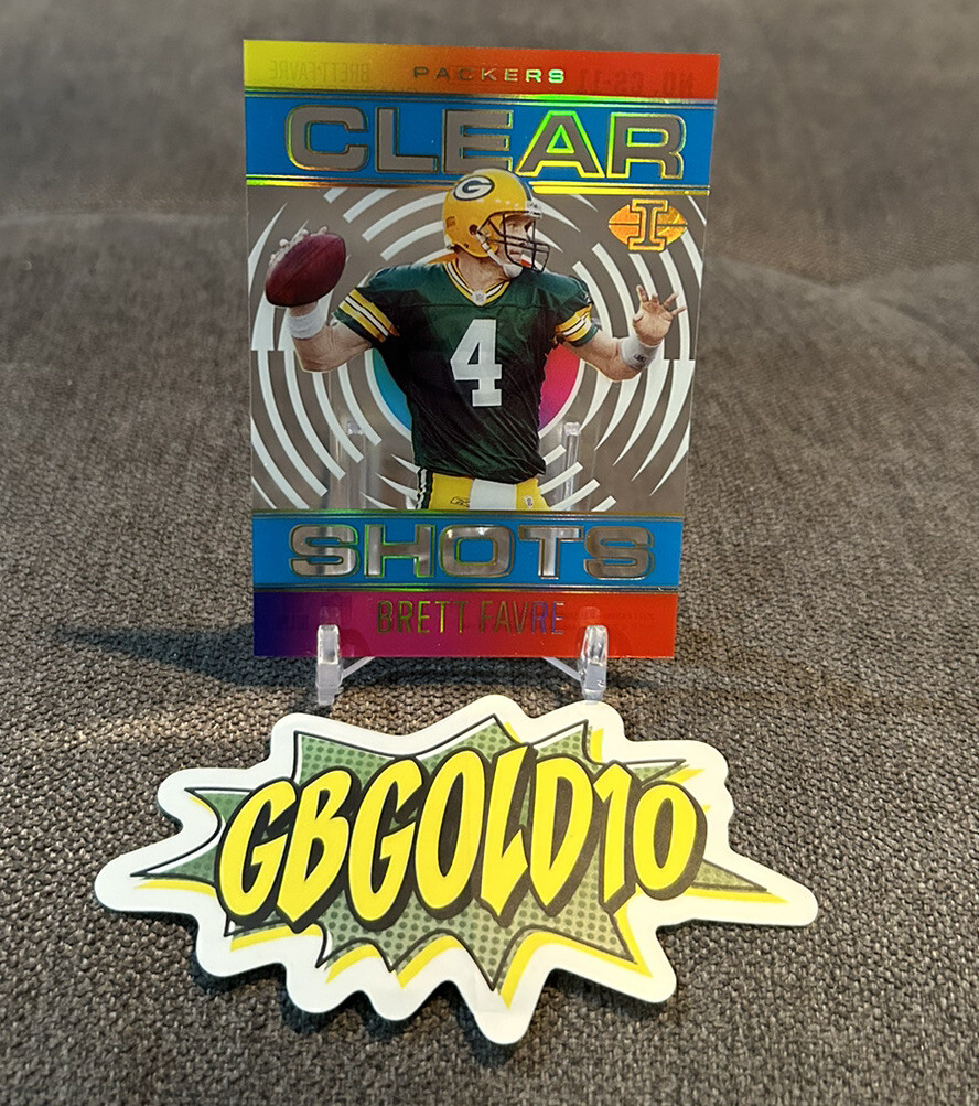 2021 Illusions Clear Shots Light Blue #CS-11 Brett Favre /299