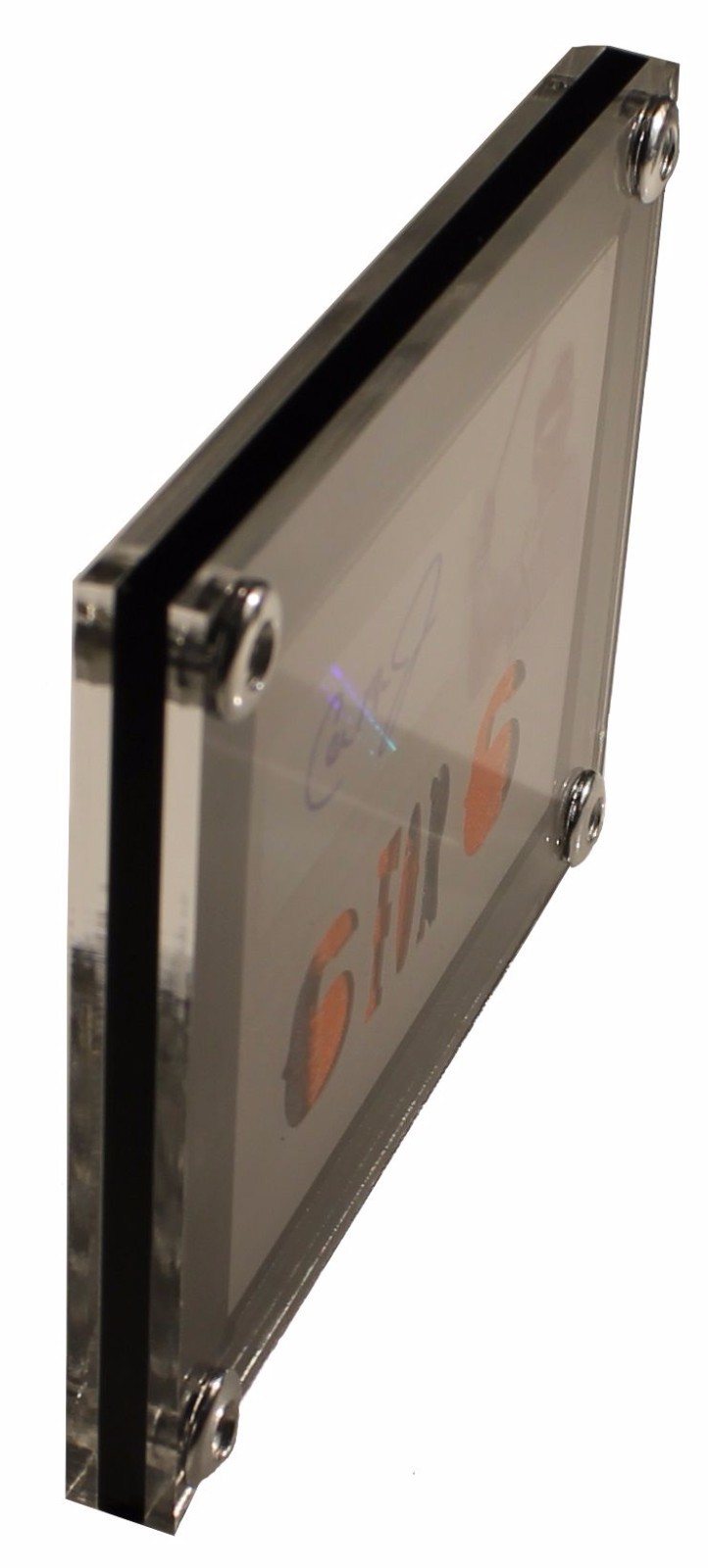 Topps Triple Threads Deca Booklet 5 Card Vertical Fold Out Holder Display Case