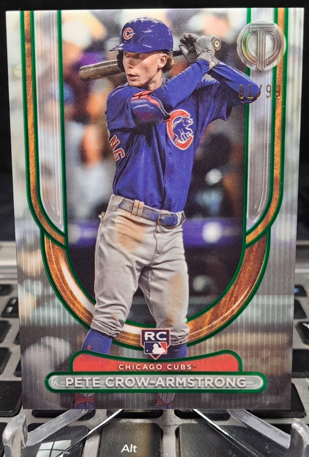 2024 Topps Tribute – 2024 Rookies Pete Crow-Armstrong #83 Green /99 (RC)