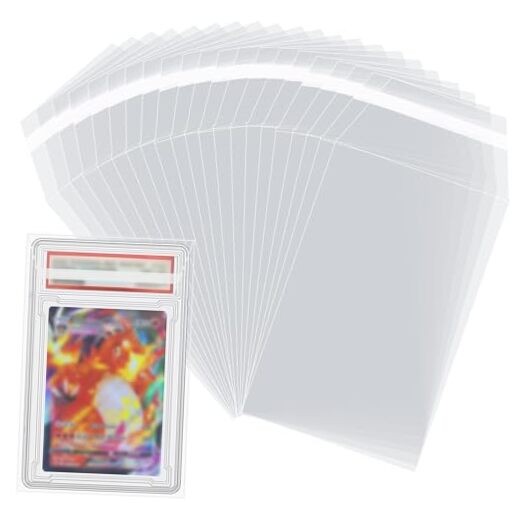 400 Pcs Sleeves for PSA Graded Slabs Ultra Protection PSA Graded Card Slab