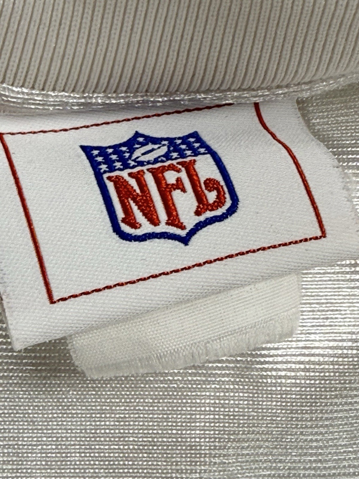 Indanapolis Colts Jersey Men’s Large NFL Embroidered White Blue Football Shirt
