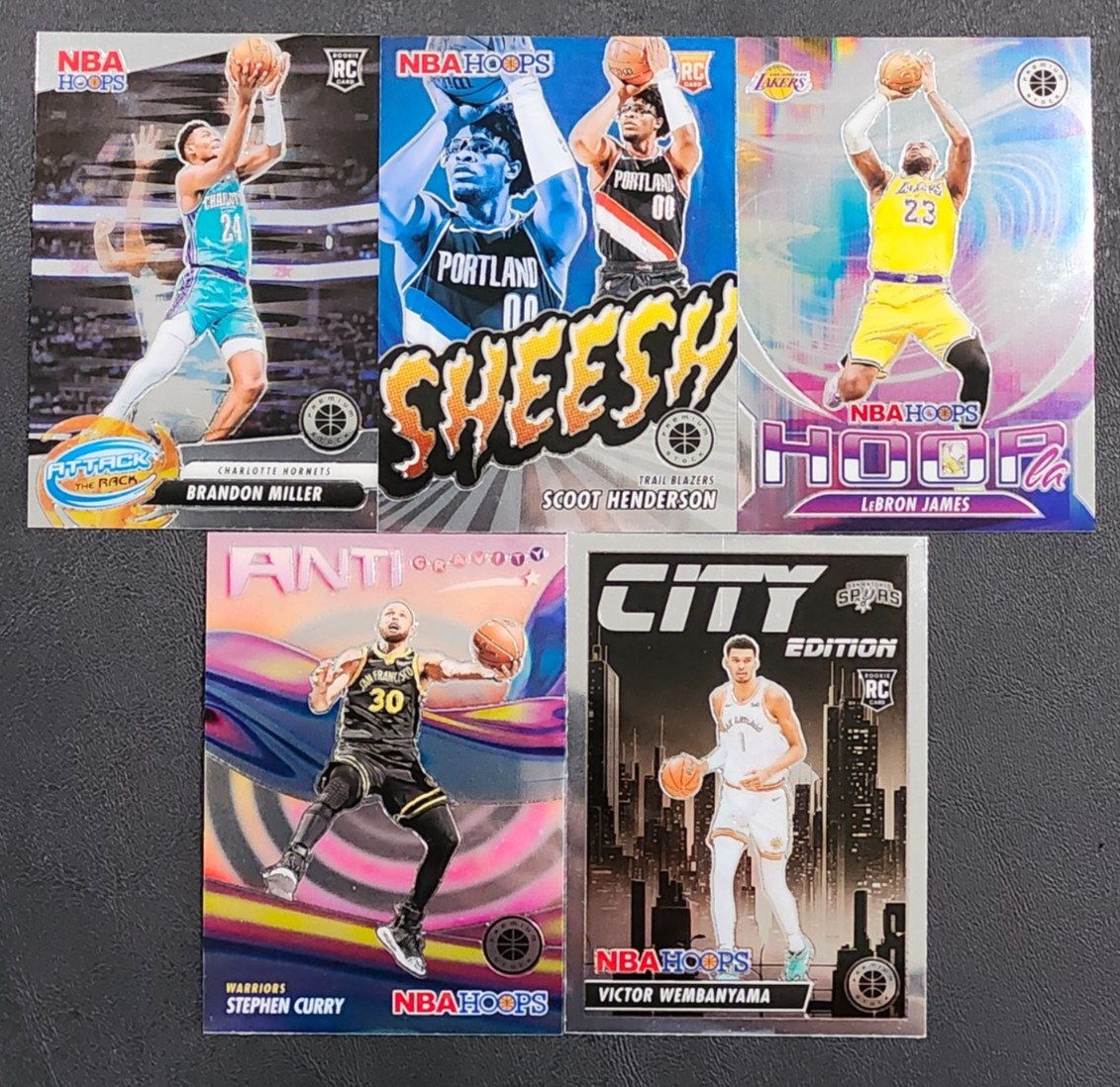 2023-24 NBA Hoops Premium Stock Basketball INSERTS You Pick the Card