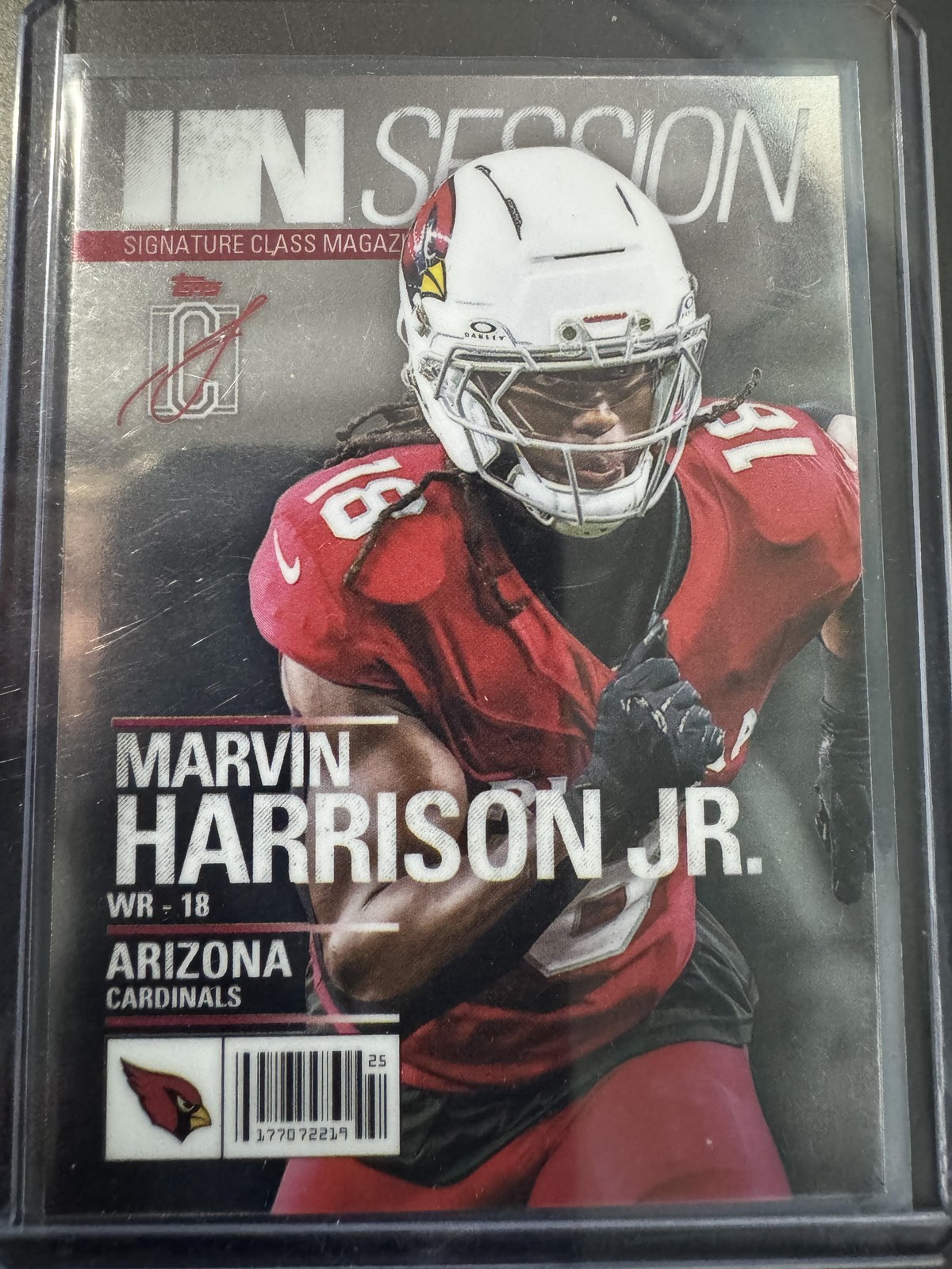 2025 Topps Signature Class #IS-1 Marvin Harrison Jr. In Session