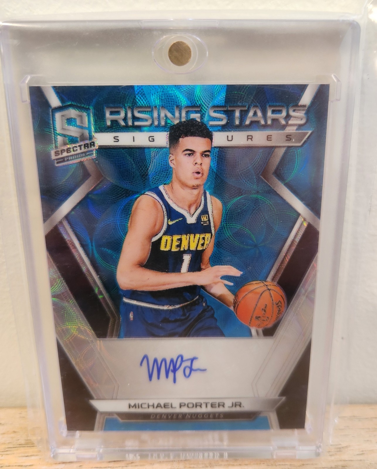 2018-19 Panini Spectra – Rising Stars Signatures Michael Porter Jr. Prizm /60