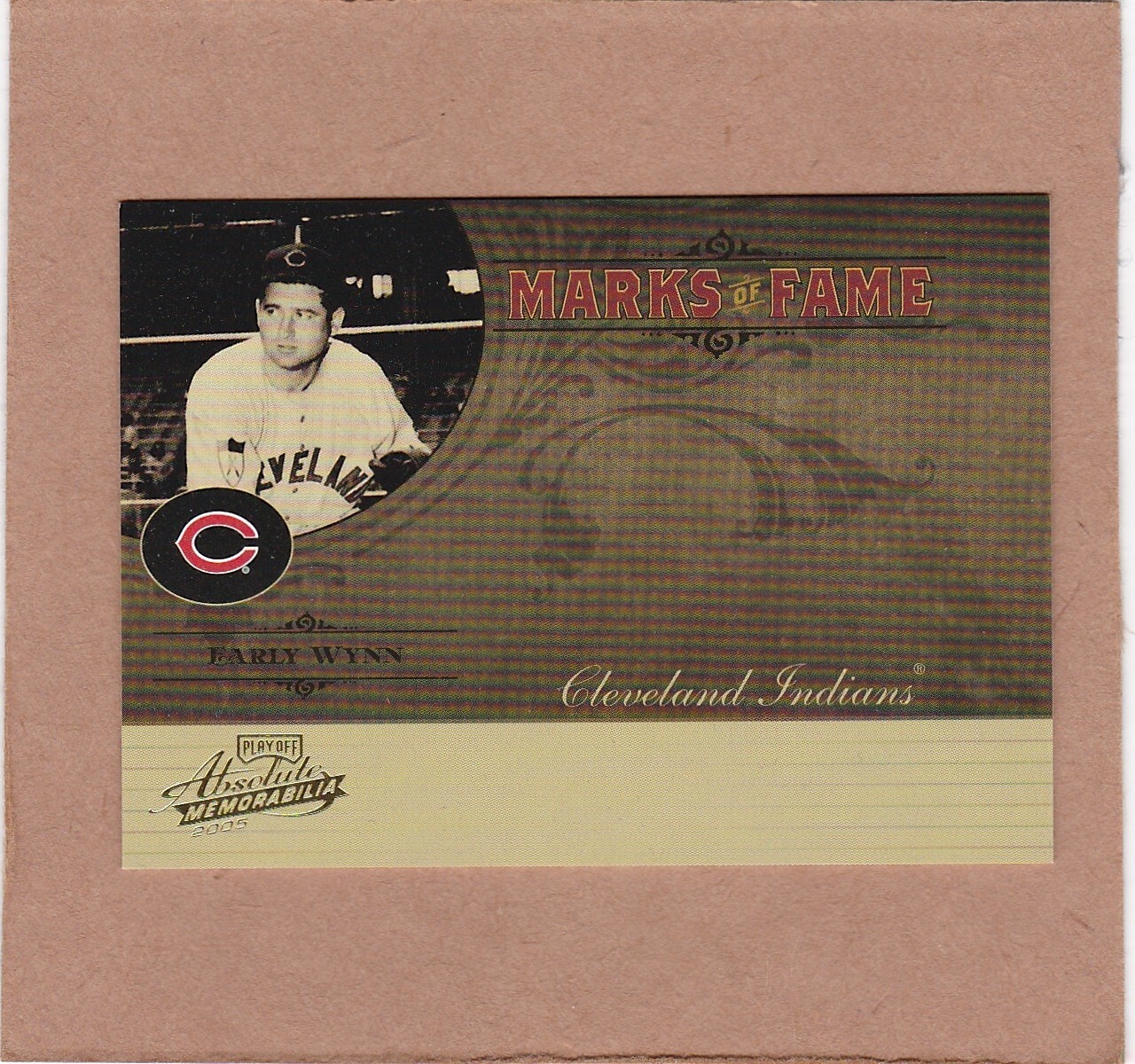 2005 Playoff Absolute Memorabilia Marks of Fame 023/150 SP Early Wynn #MF-28 HOF