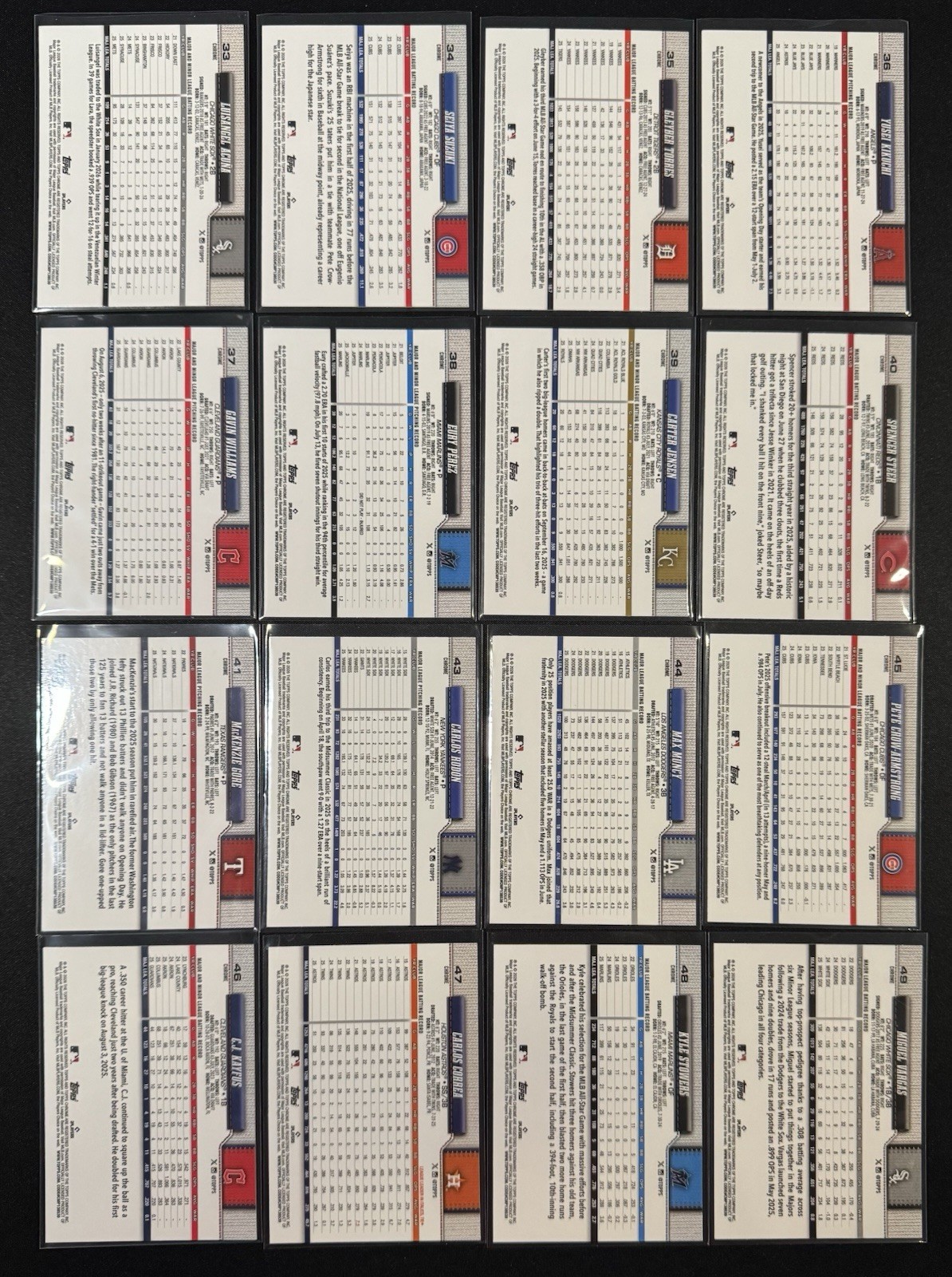 2026 Topps Chrome Baseball – 1 – 150 Base (You Pick) Multi-Buy Discounts