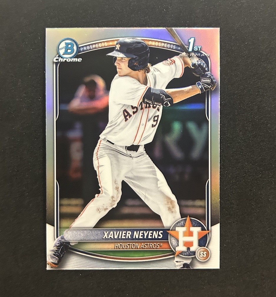 2025 Bowman Draft – Chrome Xavier Neyens #BDC-2 Refractor Rookie Astros