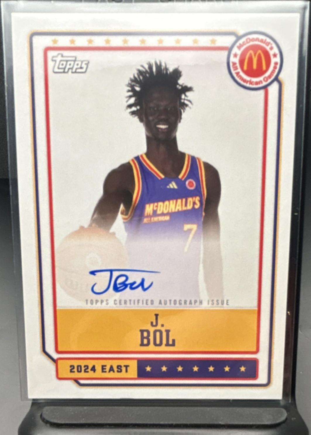 Topps 2024 Chrome McDonald’s All American Event Autographs J. Bol #EA-JO