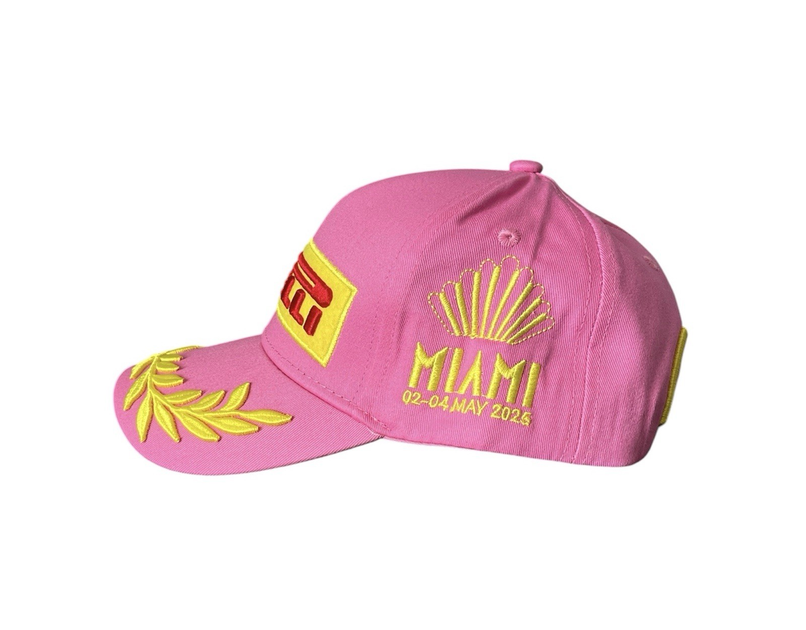 Pirelli Podium 1st Place Pink Hat Miami F1 SnapBack Adjustable NEW