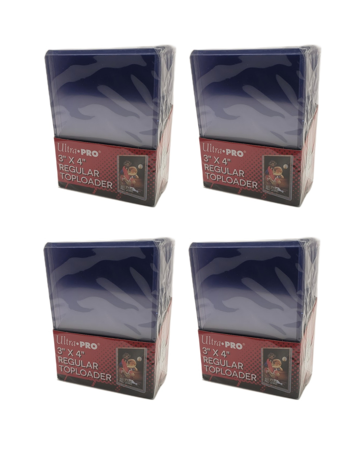 (100) Ultra-Pro Regular Trading Card Toploader Holders Sports, Gaming Cards