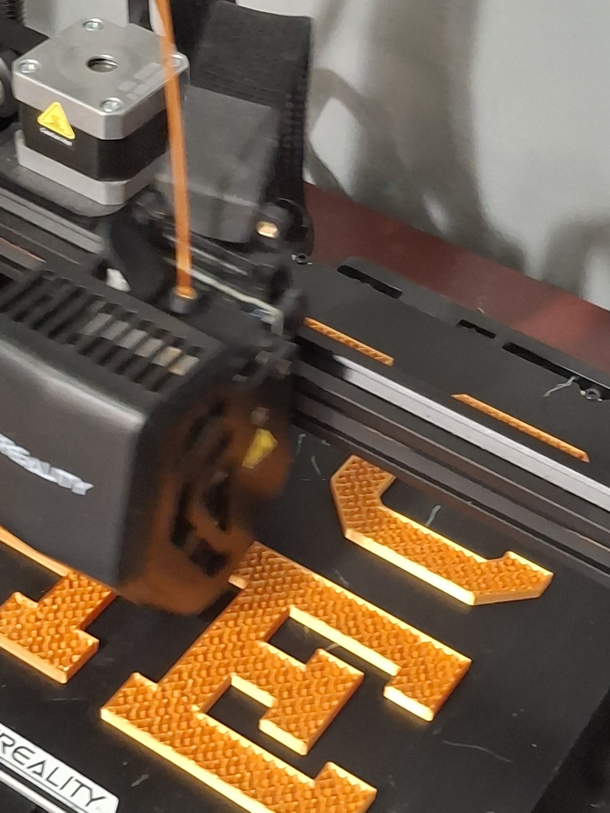 Georgia Tech TECH LETTERS – 3D Printed 3×3 Inches Gold Tone Authentic Font
