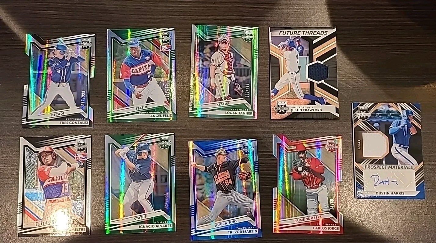 💥 2022 Panini Elite Extra Edition Baseball Numbered Lot Color And PATCH CARDS