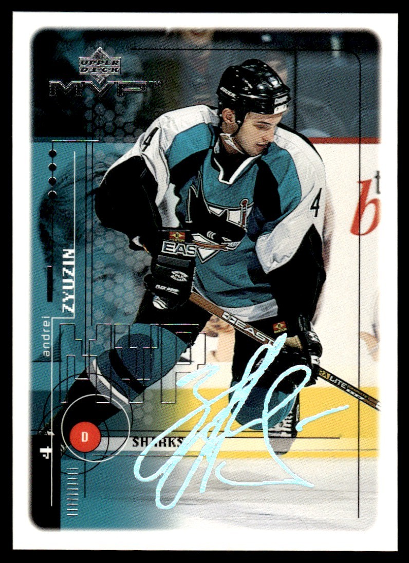 1998-99 Upper Deck MVP Super Script Andrei Zyuzin /25 Sharks #171 Noles2148