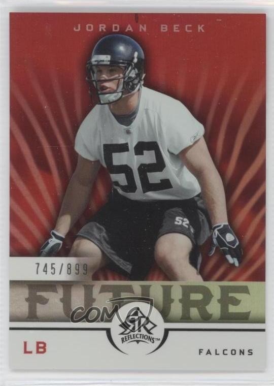 2005 Upper Deck Reflections Future 745/899 Jordan Beck #165 Rookie RC 0c2