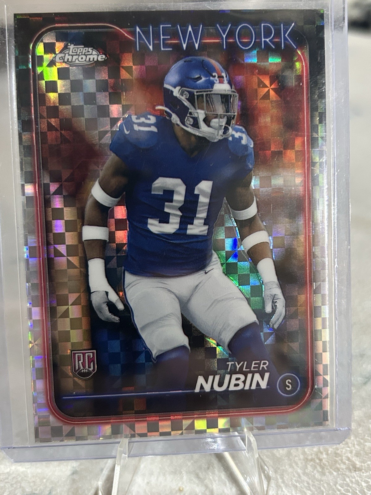 2024 Topps Chrome – Rookies Tyler Nubin #283 X-Fractor (RC)