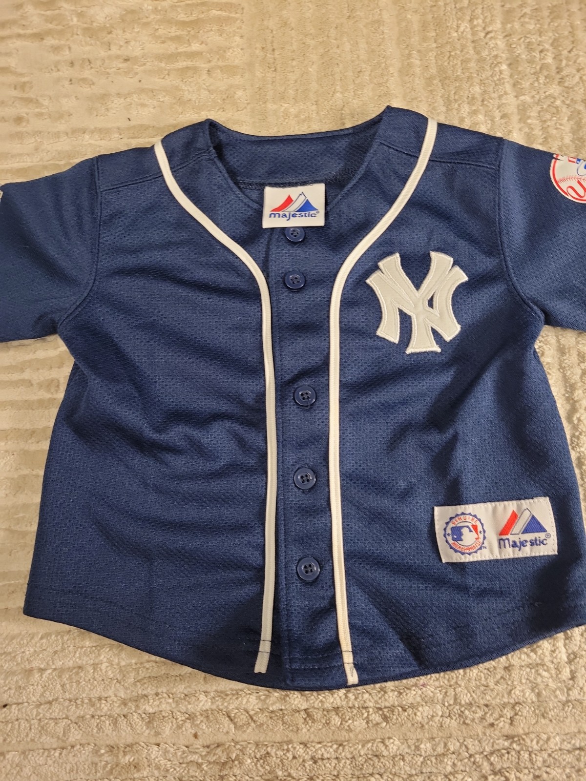 Majestic New York Yankees Jersey Youth 24M 2T Boys Kids Toddlers 24 Months