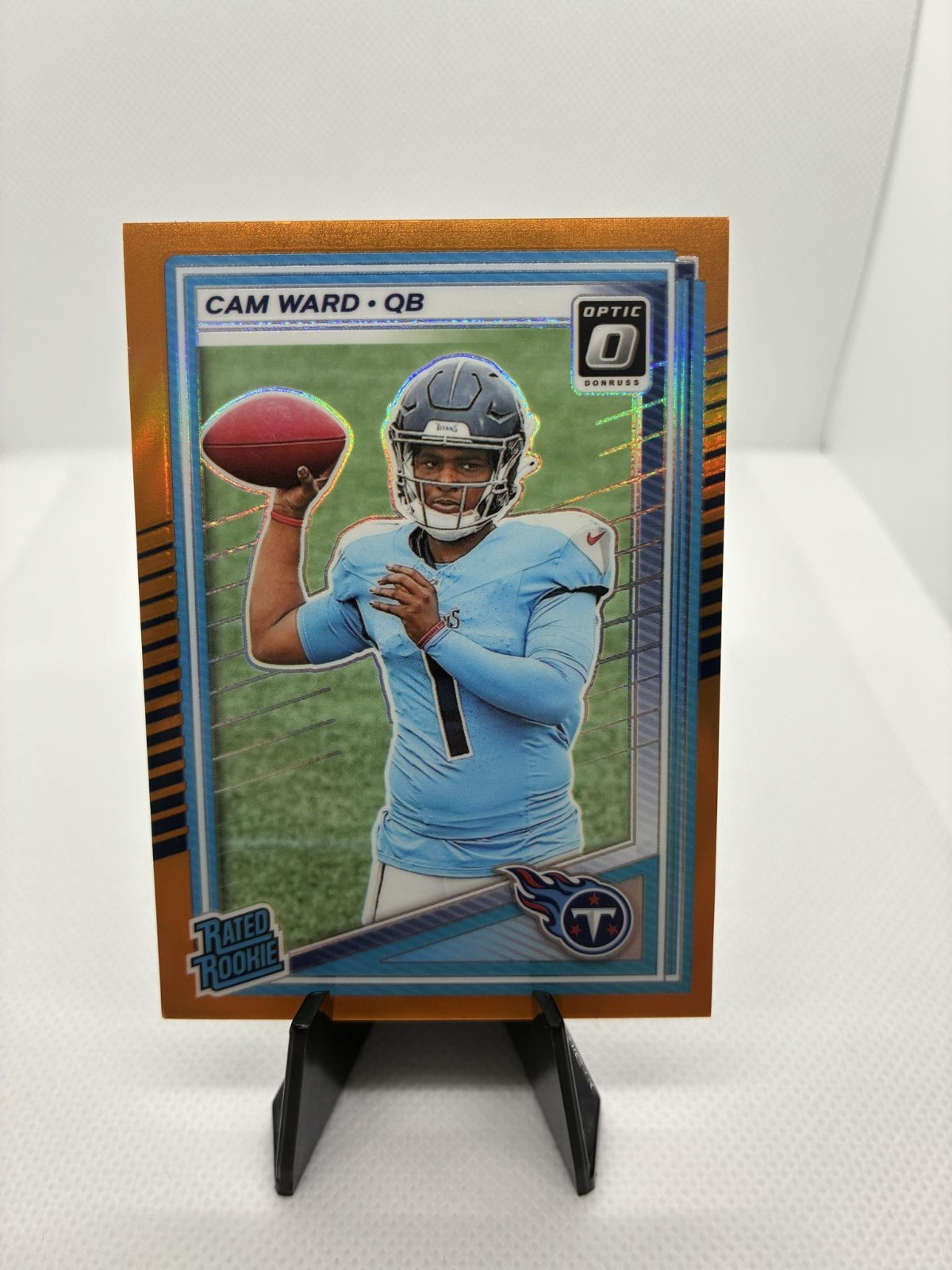 2025 Panini Donruss Optic – Rated Rookie Cam Ward #293 Orange Prizm /299 (RC)