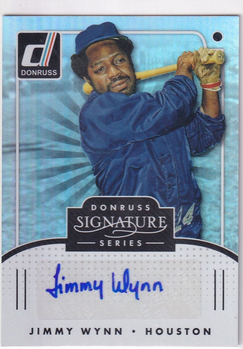 JIMMY WYNN ASTROS AUTO 2016 16 PANINI DONRUSS SIGNATURE SERIES AUTOGRAPH