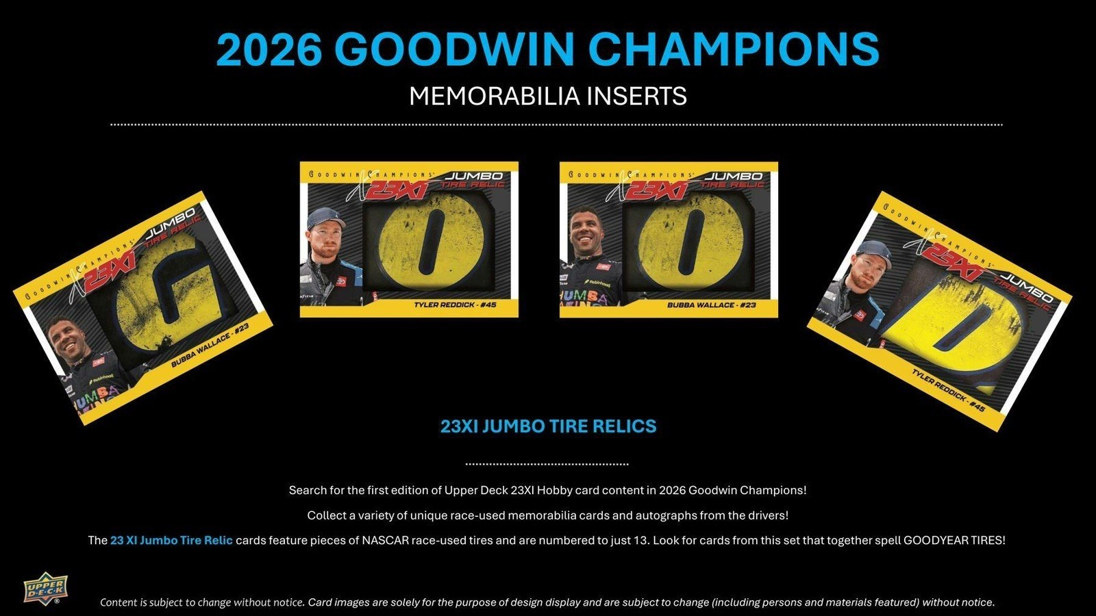 2026 Upper Deck Goodwin Champions Factory Sealed Hobby Box