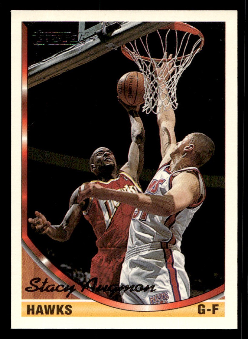 1993-94 Topps – Stacey Augmon Basketball card Atlanta Hawks Raw Trading Card