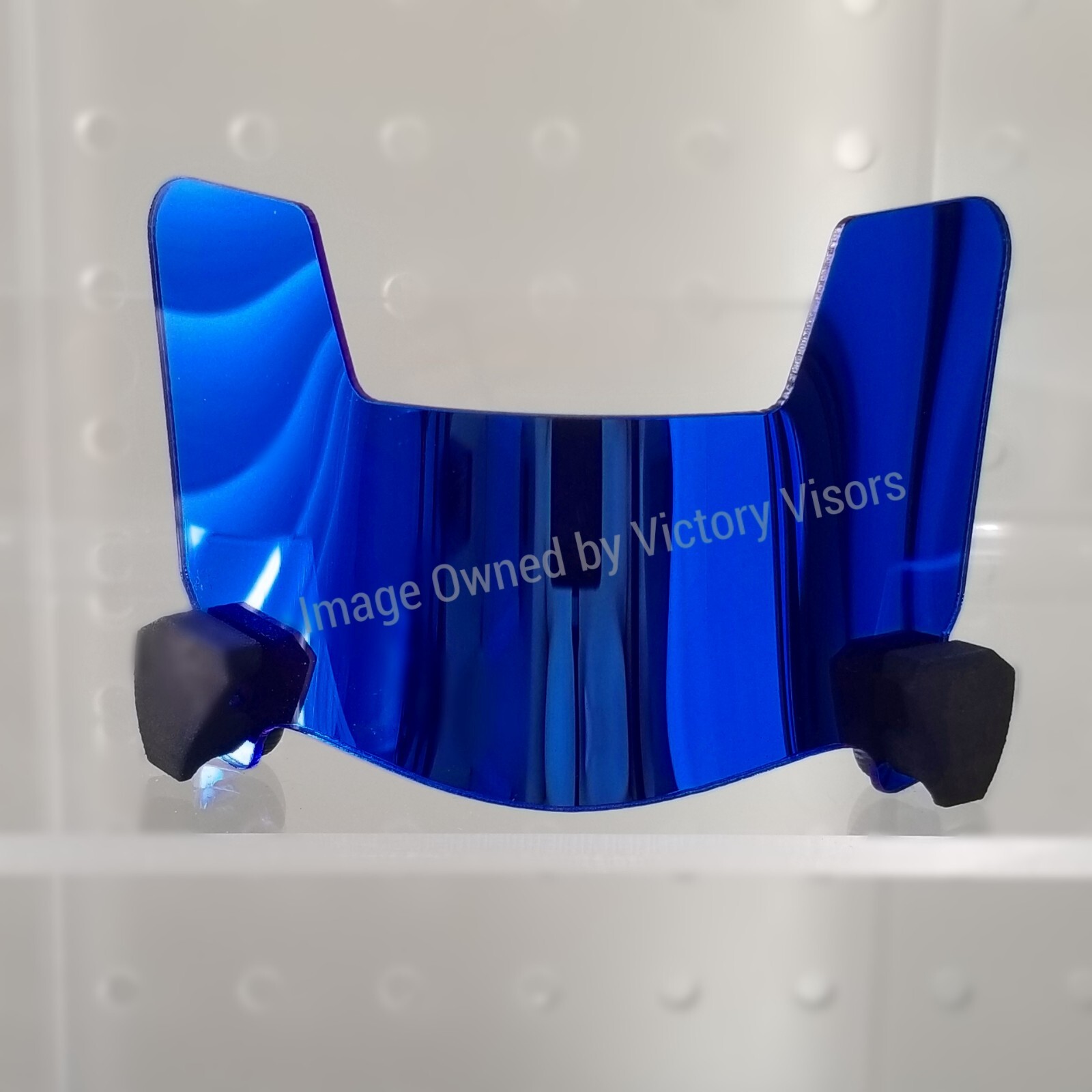 Dark Blue Mini Football Helmet Visor Eye Shield w/ Clips.