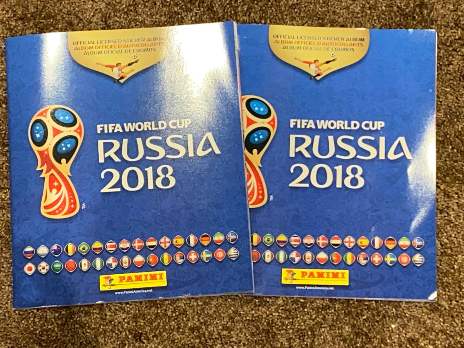 2-PACK – PANINI 2018 FIFA World Cup Russia Empty Sticker Album